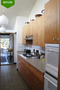 Before - Kitchen Closed off from Dining Room