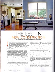 The Best in New Construction, by Robin Terry of the West TN Area Home Builders Assoc.